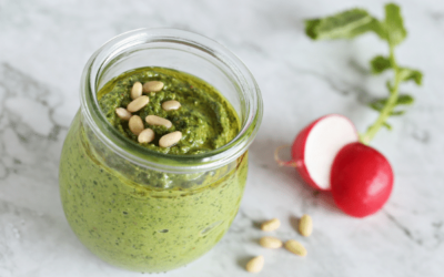 Pesto z ředkvičkové natě